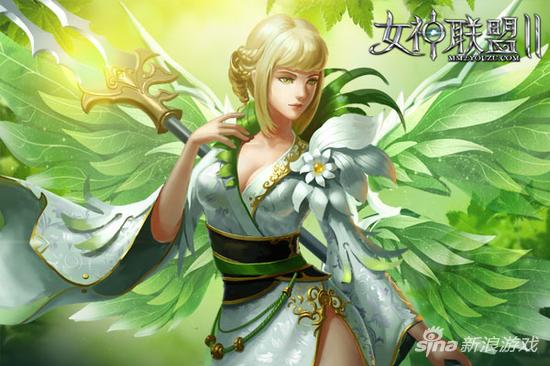 图1: 《女神联盟2》新时装翡翠梦境